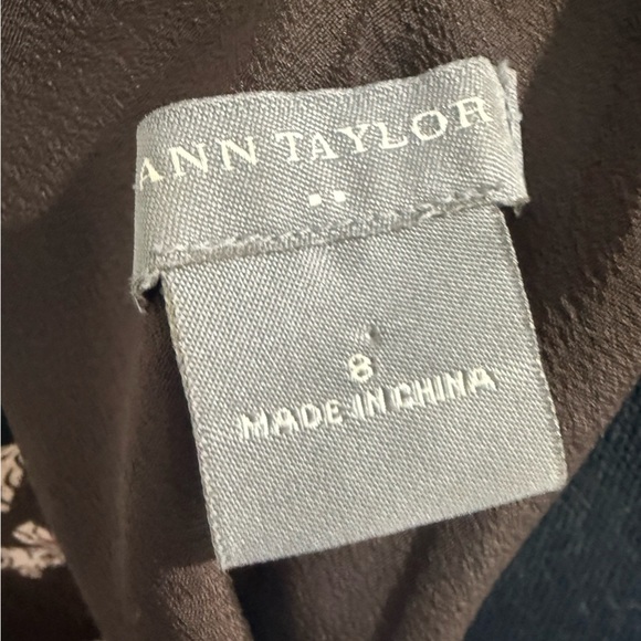 Ann Taylor Brown Tan Halter Midi Sundress - Picture 2 of 8